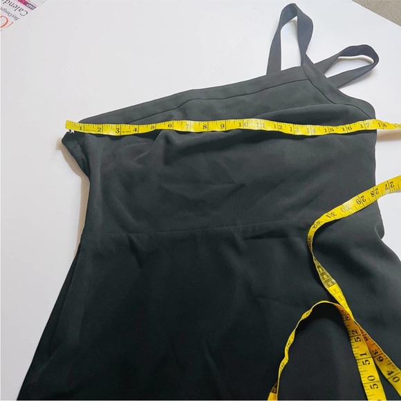 NWT Lovers + Friends Black Rory One Shoulder Mini Dress - Picture 5 of 9